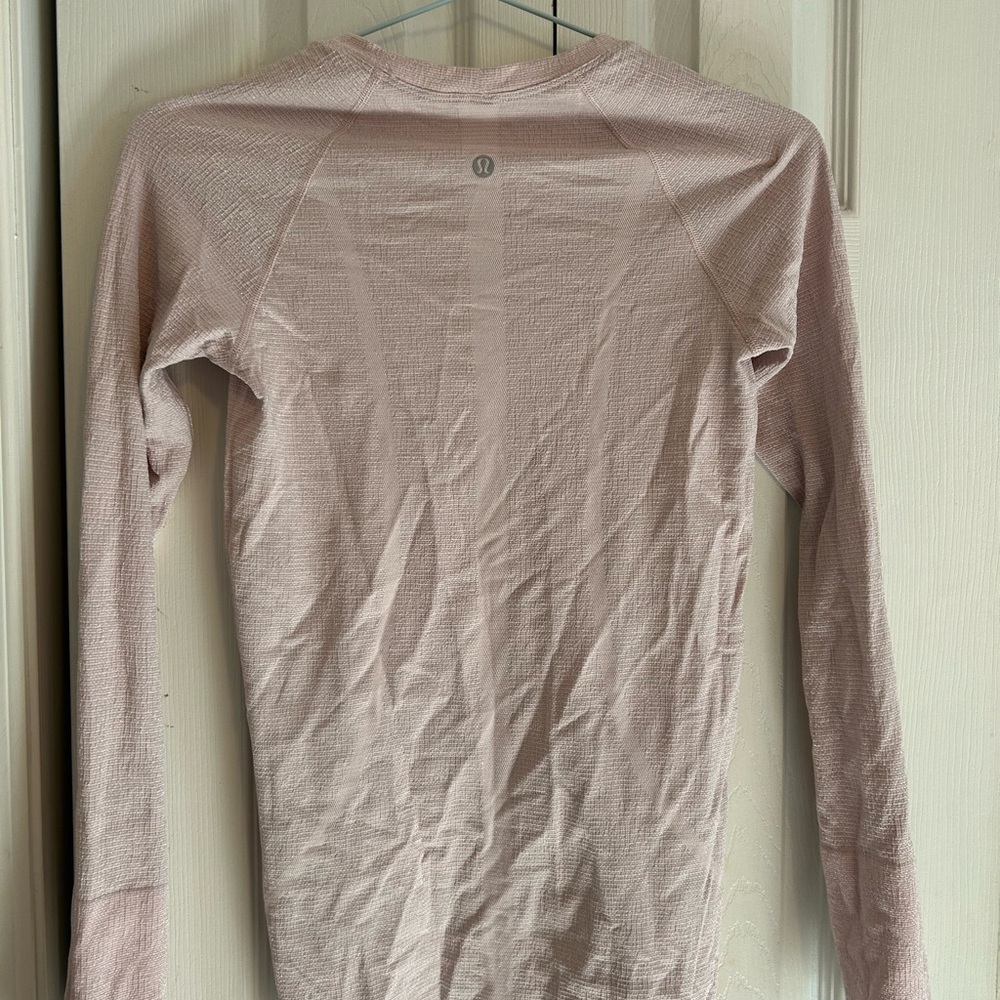 lululemon athletica Pink Long Sleeve Tee